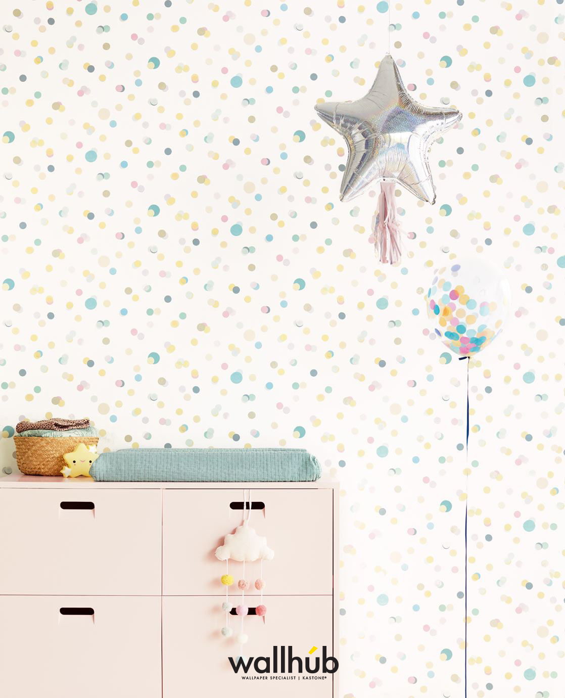 Wallhub Wallpaper Singapore - Swirling Confetti 02