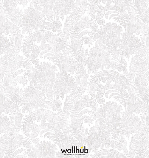 Wallhub Indigo - Classic Paisley Wallpaper 04