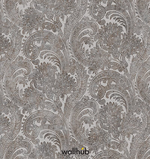 Wallhub Indigo - Classic Paisley Wallpaper 08