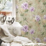 Wallhub Indigo - Gracious Floral Wallpaper 00