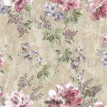 Wallhub Indigo - Gracious Floral Wallpaper 05