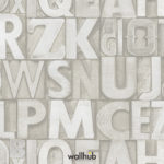Wallhub Indigo - Modern Typography Wallpaper 03