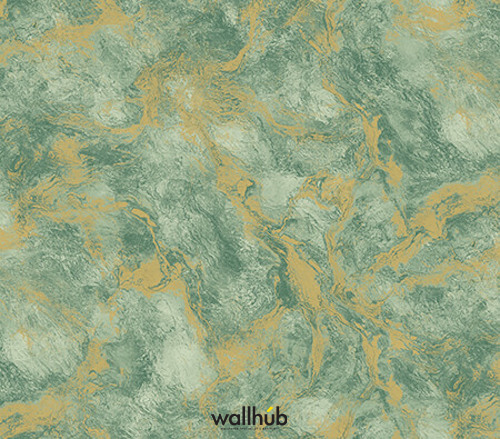 Wallhub Indigo - Oxidised Marble Wallpaper 02