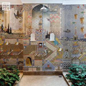 Londonart Italian Wallpaper | Mondrian Doha 15MW
