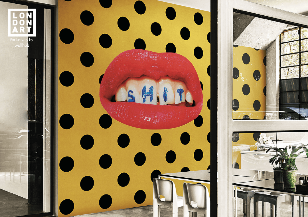 Londonart Italian Wallpaper | Wash your mouth 02TP-01