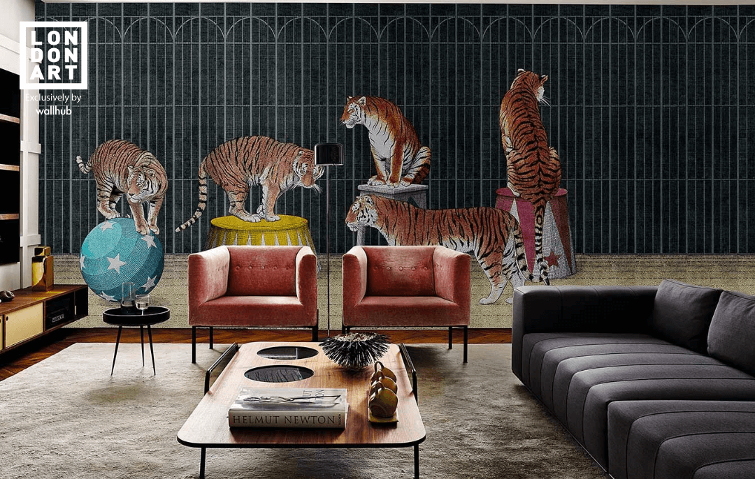 Londonart Italian Wallpaper | Tigers 19004-02