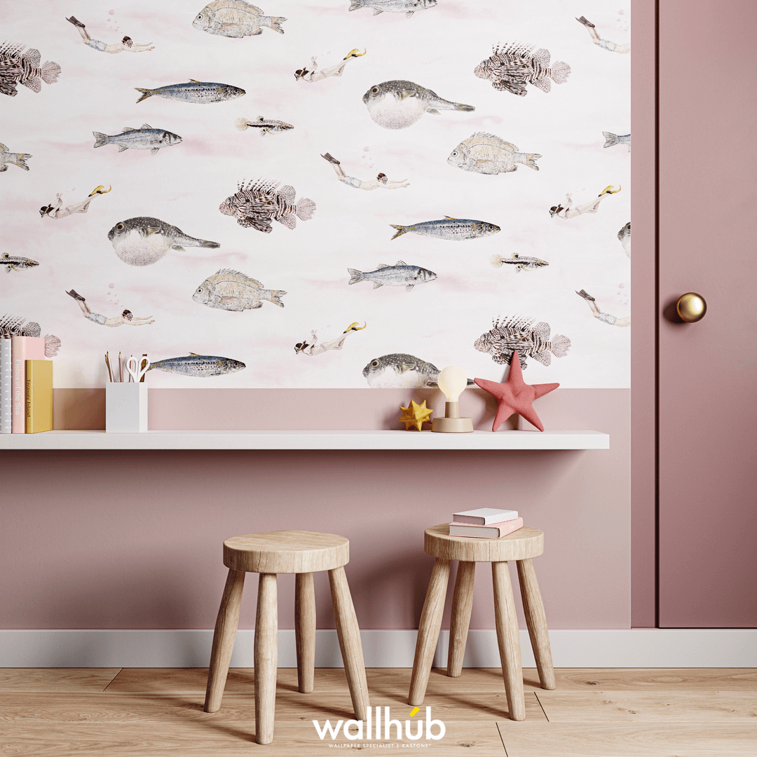 [Wallhub x Sian Zeng] Classic Fish - Pink