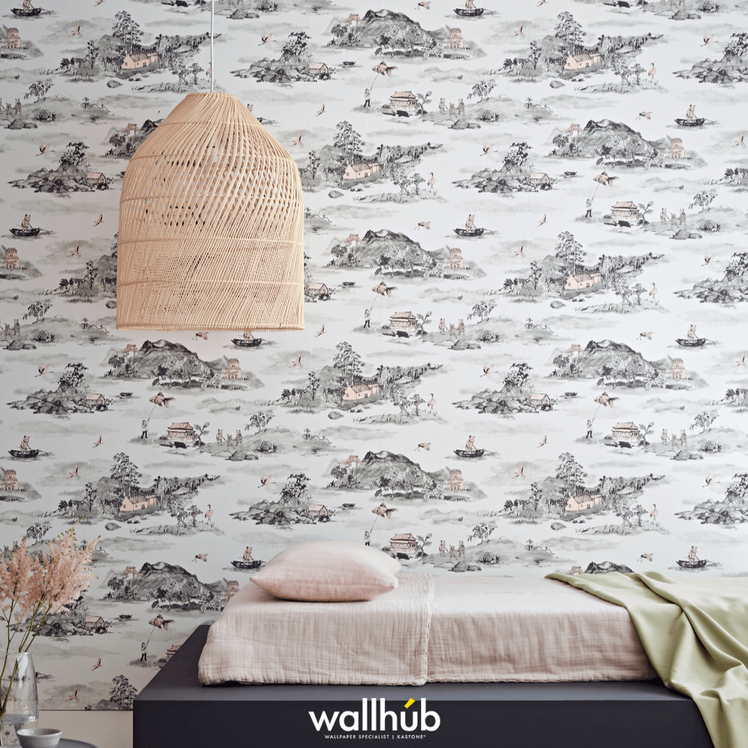 [Wallhub x Sian Zeng] Classic Mountains - Grey Pink