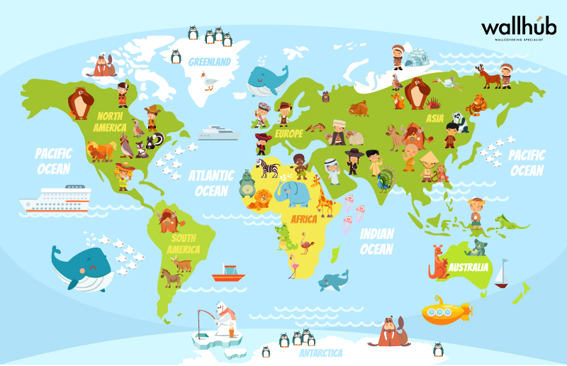 Wallhub Nursery Children Wallpaper-CH069