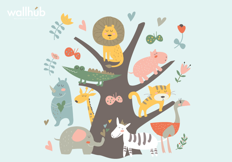 Wallhub Nursery Children Wallpaper-CH079