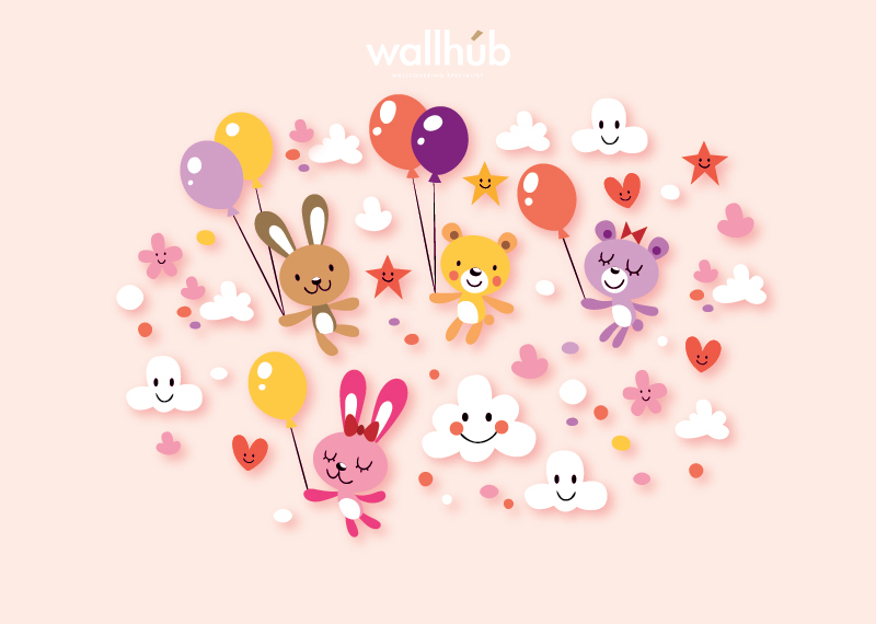 Wallhub Nursery Children Wallpaper-CH081
