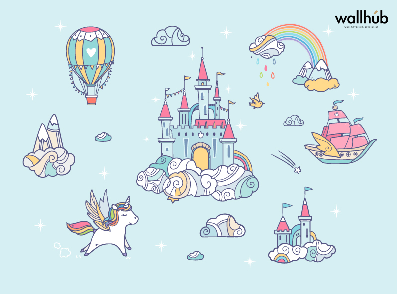 Wallhub Nursery Children Wallpaper-CH086
