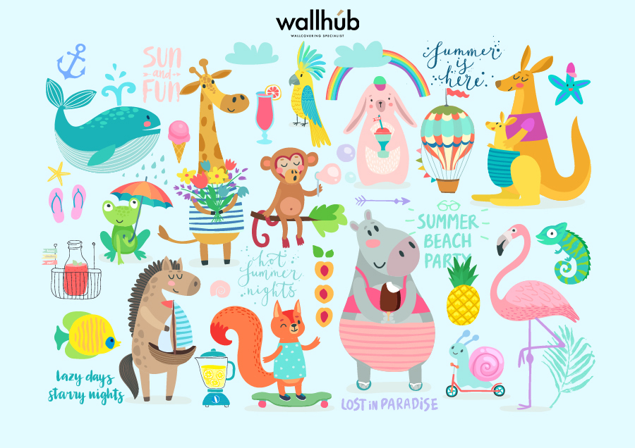 Wallhub Nursery Children Wallpaper-CH158
