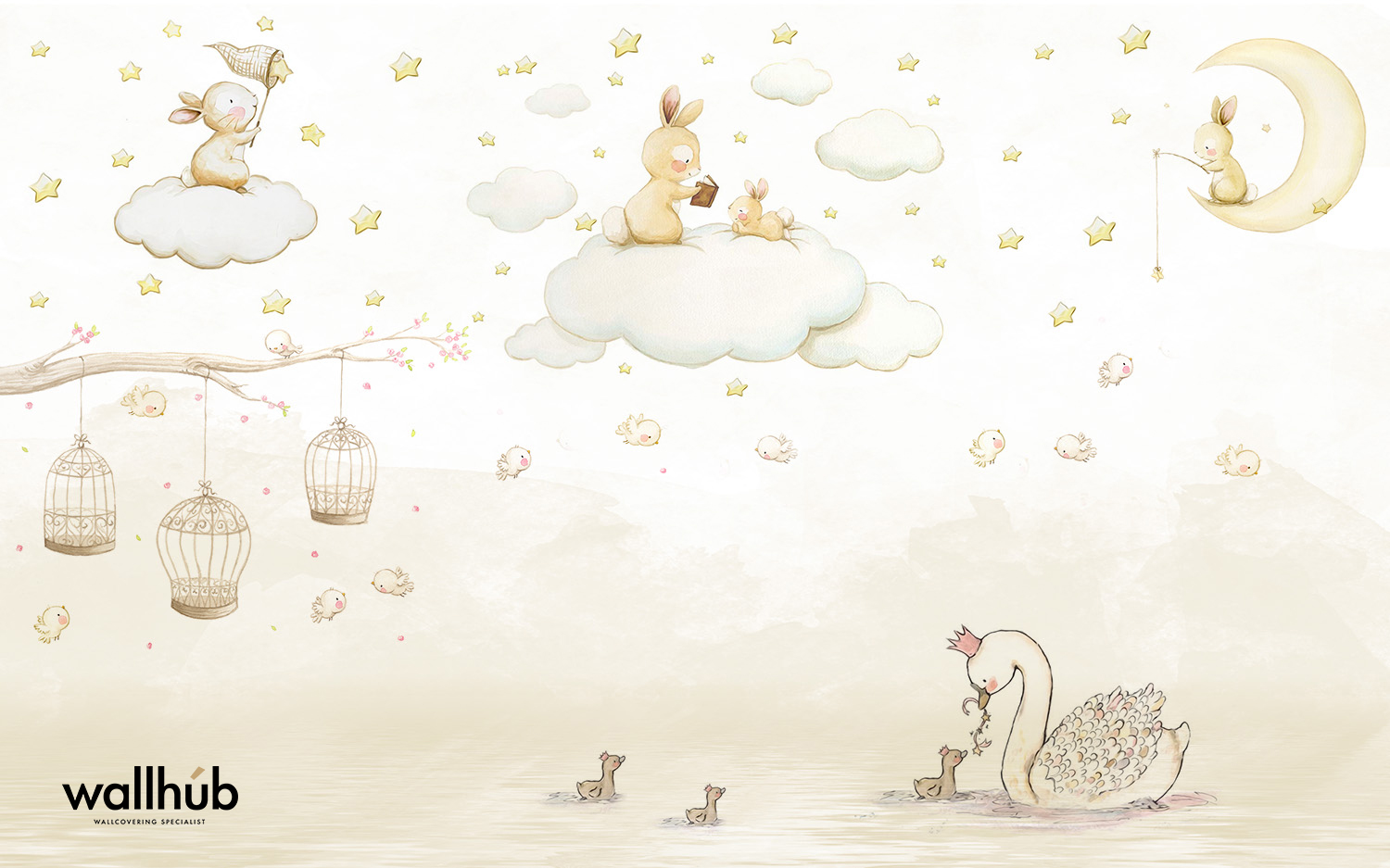 Wallhub Nursery Children Wallpaper-CH186