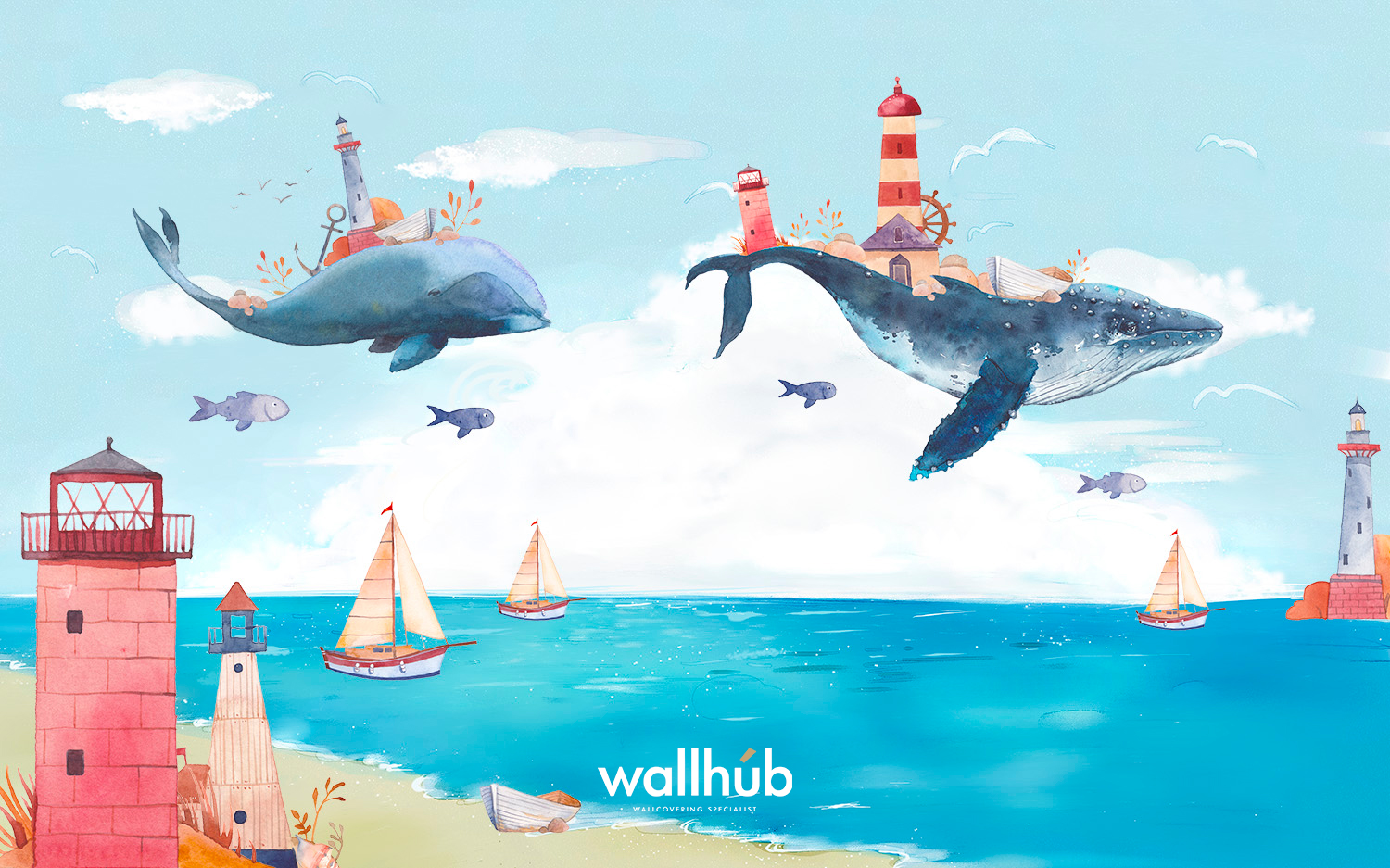 Wallhub Nursery Children Wallpaper-CH188