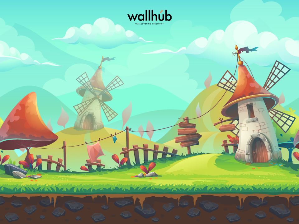 Wallhub Nursery Children Wallpaper-CH195