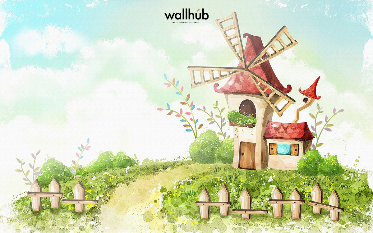 Wallhub Nursery Children Wallpaper-CH199