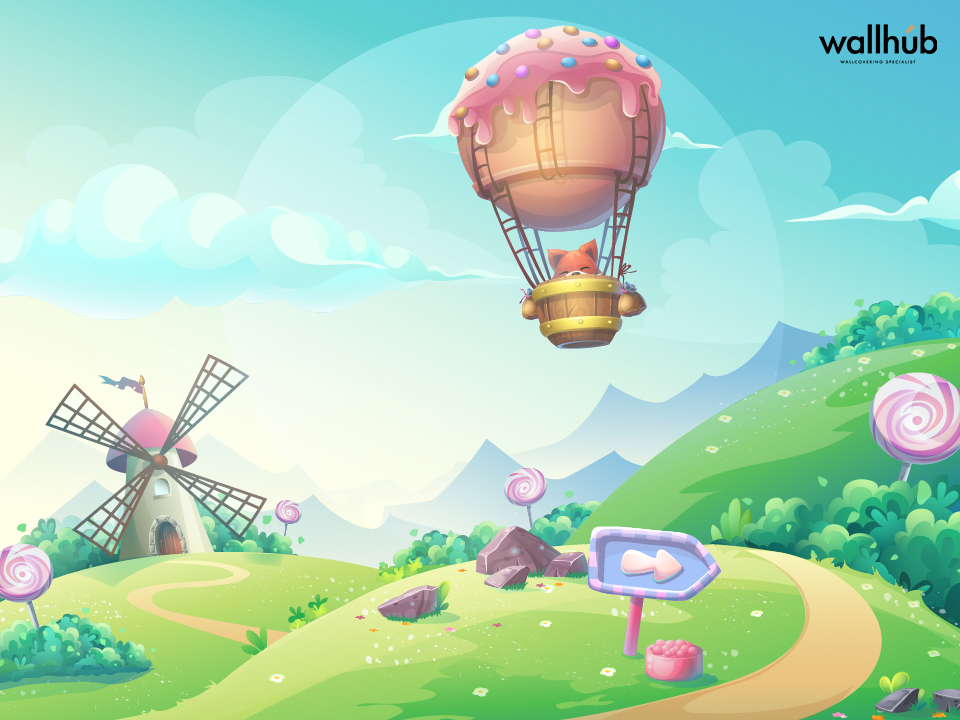 Wallhub Nursery Children Wallpaper-CH201