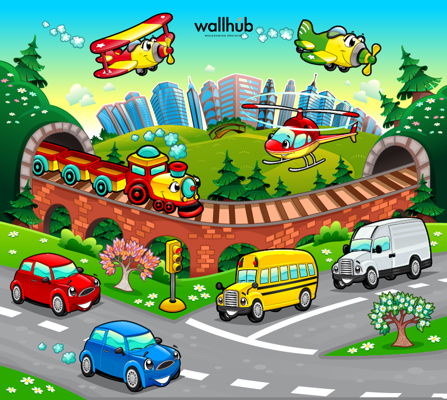 Wallhub Nursery Children Wallpaper-CH206