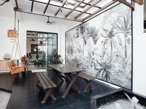 Wallhub, Wallpaper Singapore Project - Before & After - Outdoor Patio