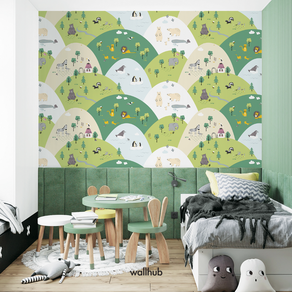 Wallhub KDW-5157-1 Animal Land 1