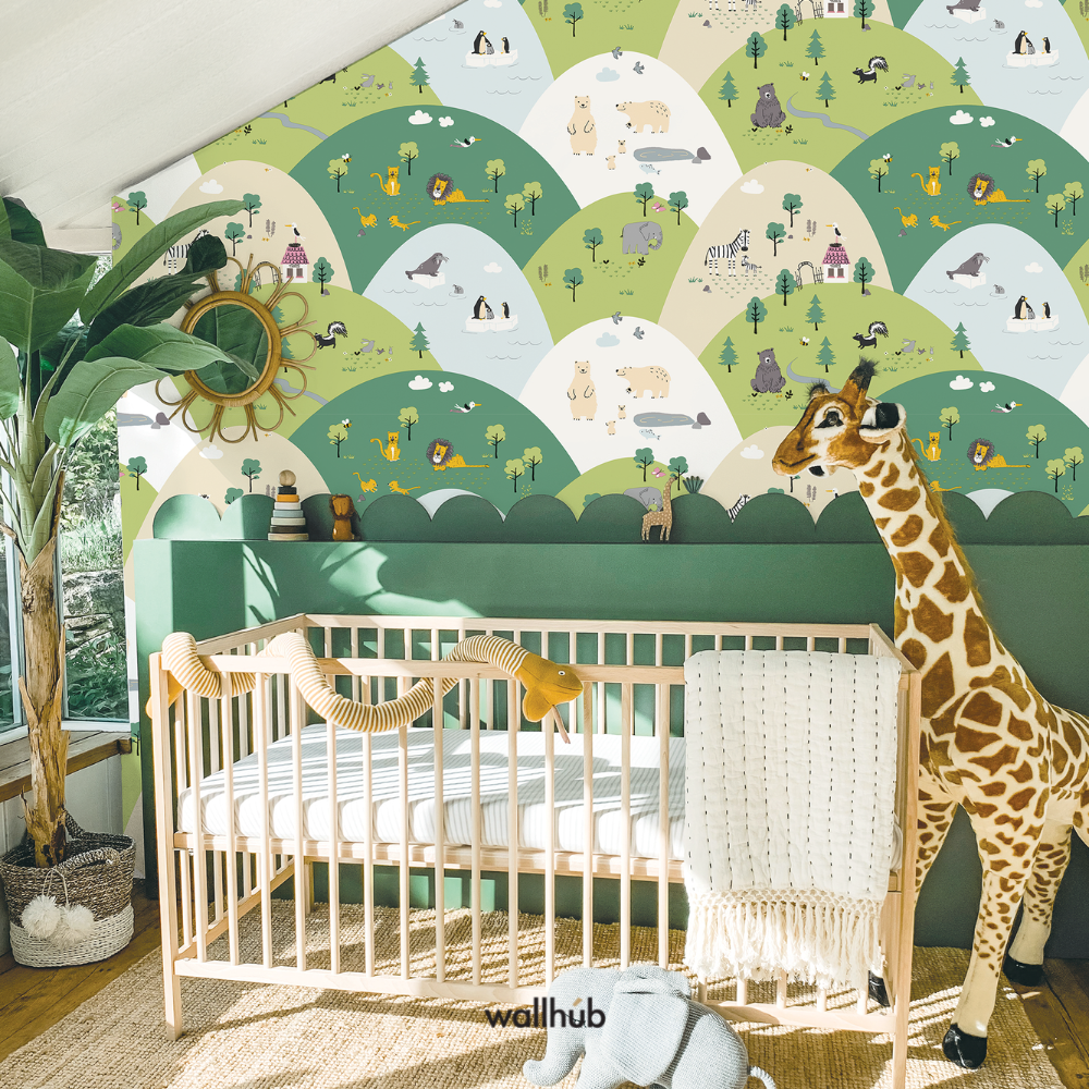 Wallhub KDW-5157-1 Animal Land 2