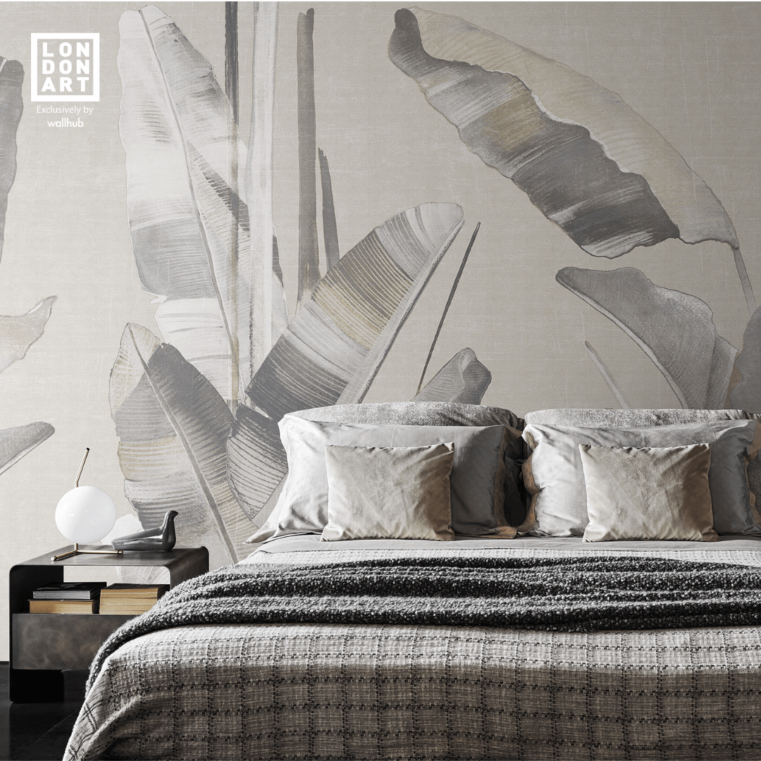 Wallhub Londonart Wallpaper - Feuilles Re-edition