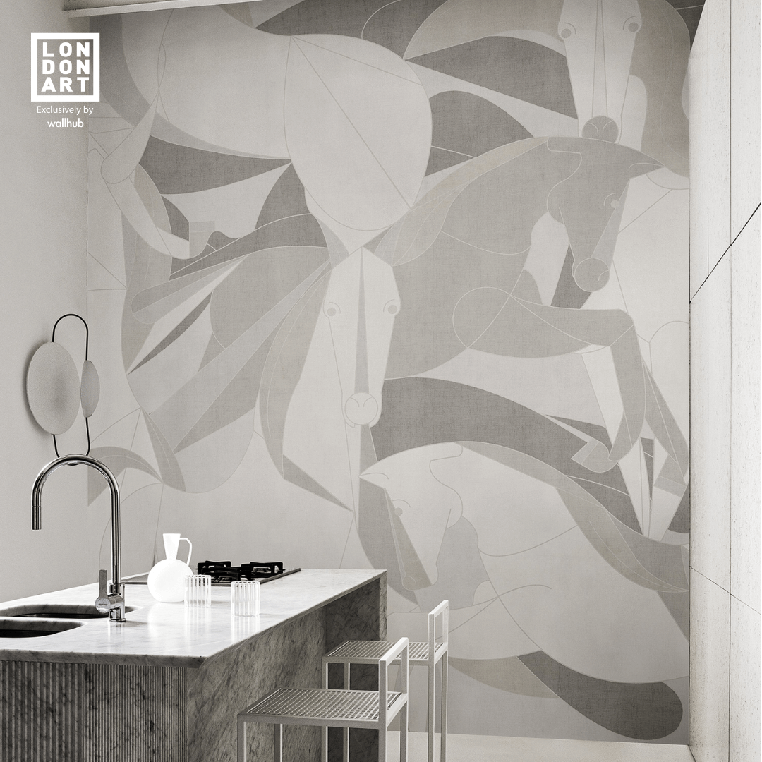 Wallhub Londonart Wallpaper - Murgese Horses Re-Edition