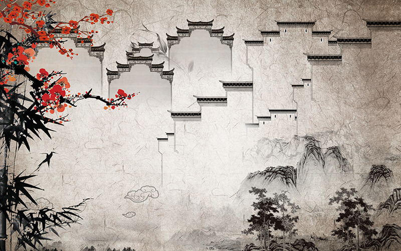 Wallhub WMural Oriental Chic WMOR 038