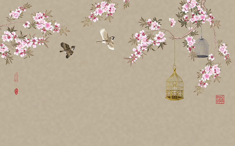 Wallhub WMural Oriental Chic WMOR 085