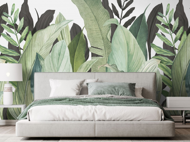 Jungle-theme wallpaper