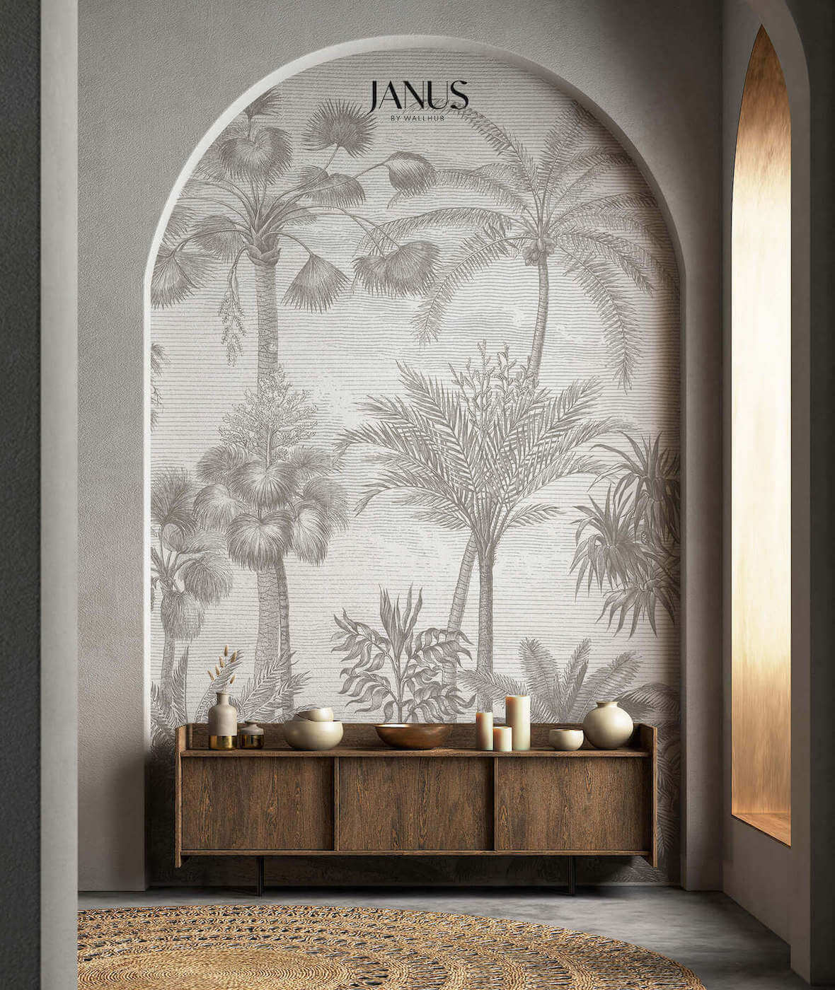 Wallhub Janus Mural Wallpaper - Artisa