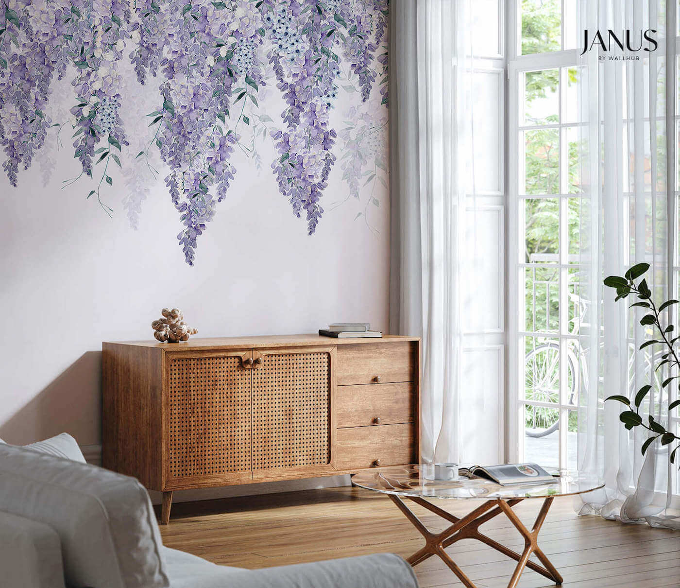 Wallhub Janus Mural Wallpaper - Eleanor