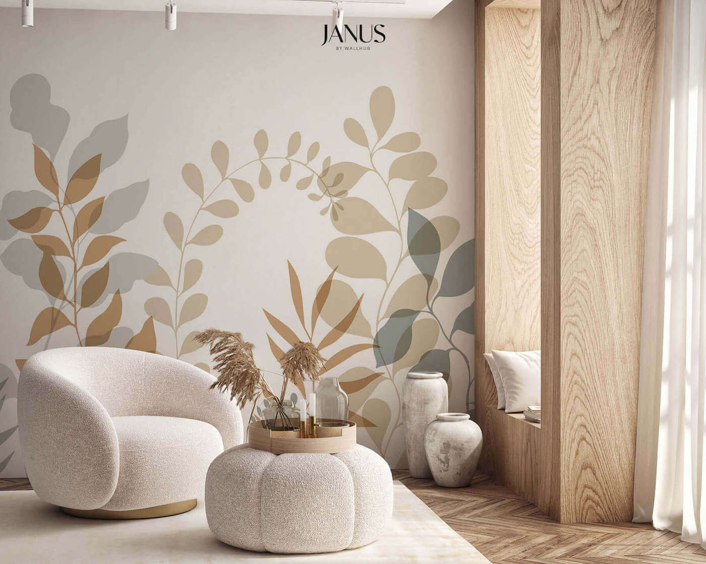 Wallhub Janus Mural Wallpaper - Lollia