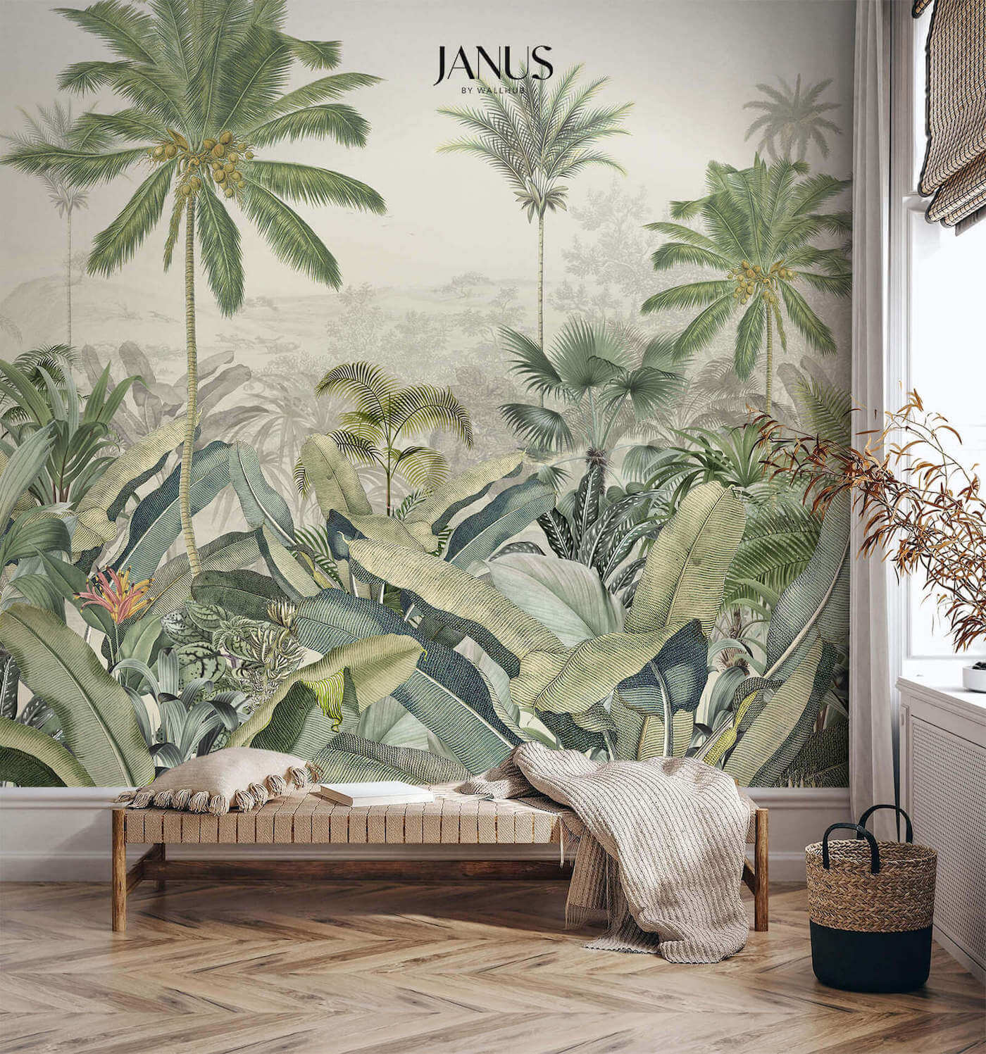 Wallhub Janus Mural Wallpaper - Sahara Palma