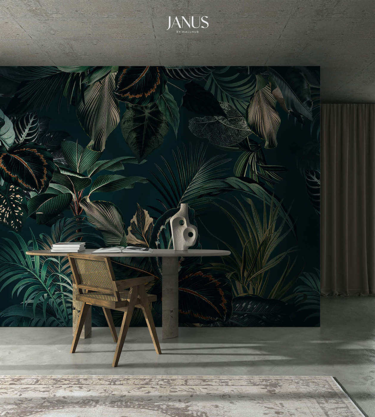 Wallhub Janus Mural Wallpaper - The Green Wilderness