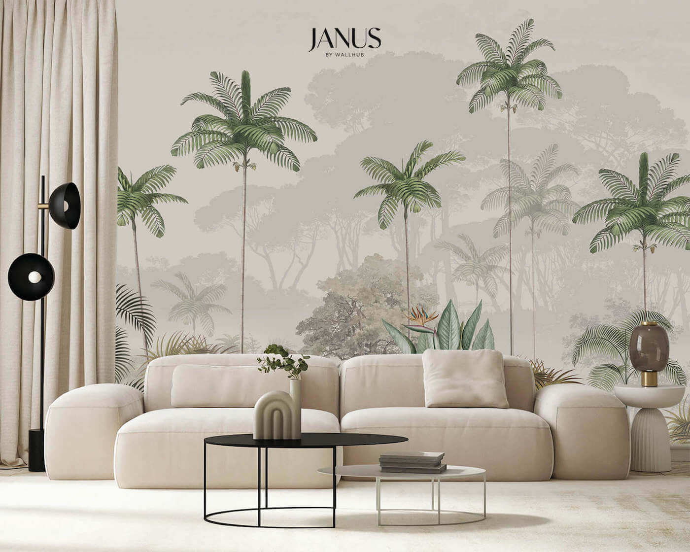 Wallhub Janus Mural Wallpaper - Utopia Garden