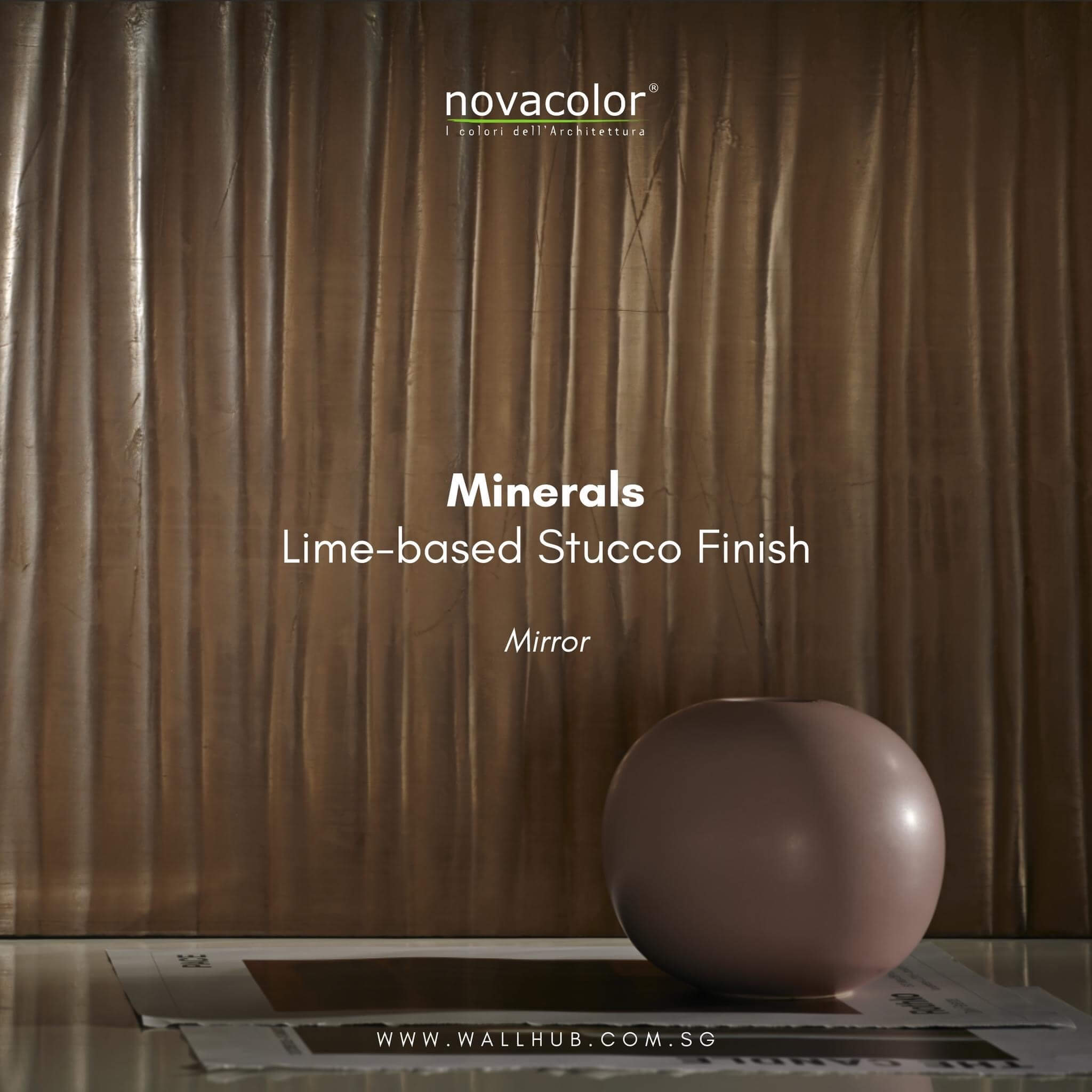 Wallhub - Novacolor Lime-Based Stucco Finish (Mirror)