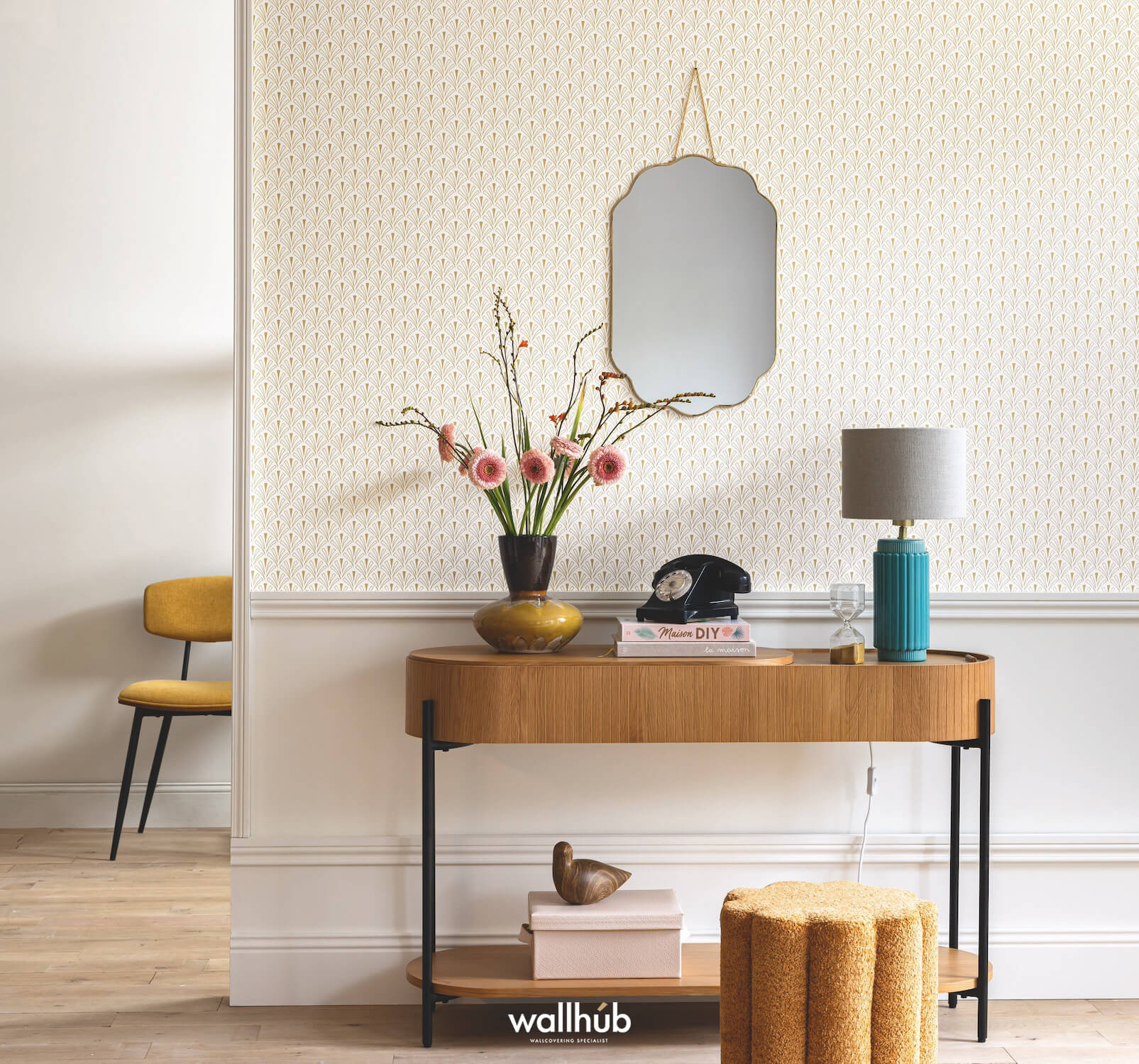 Wallhub Caselio Elegance_ABUNDANCE_BEIGE_DORE_105300010
