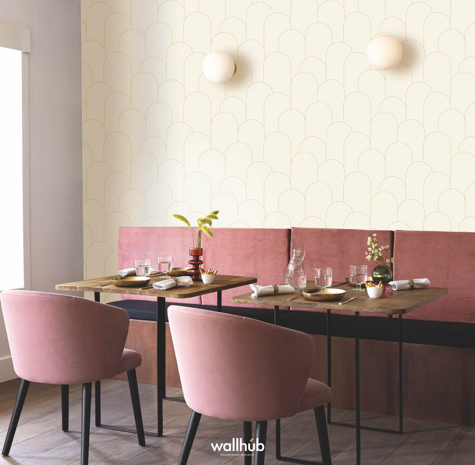 Wallhub Caselio Elegance_ORNAMENT_BLANC_DORE_105280020