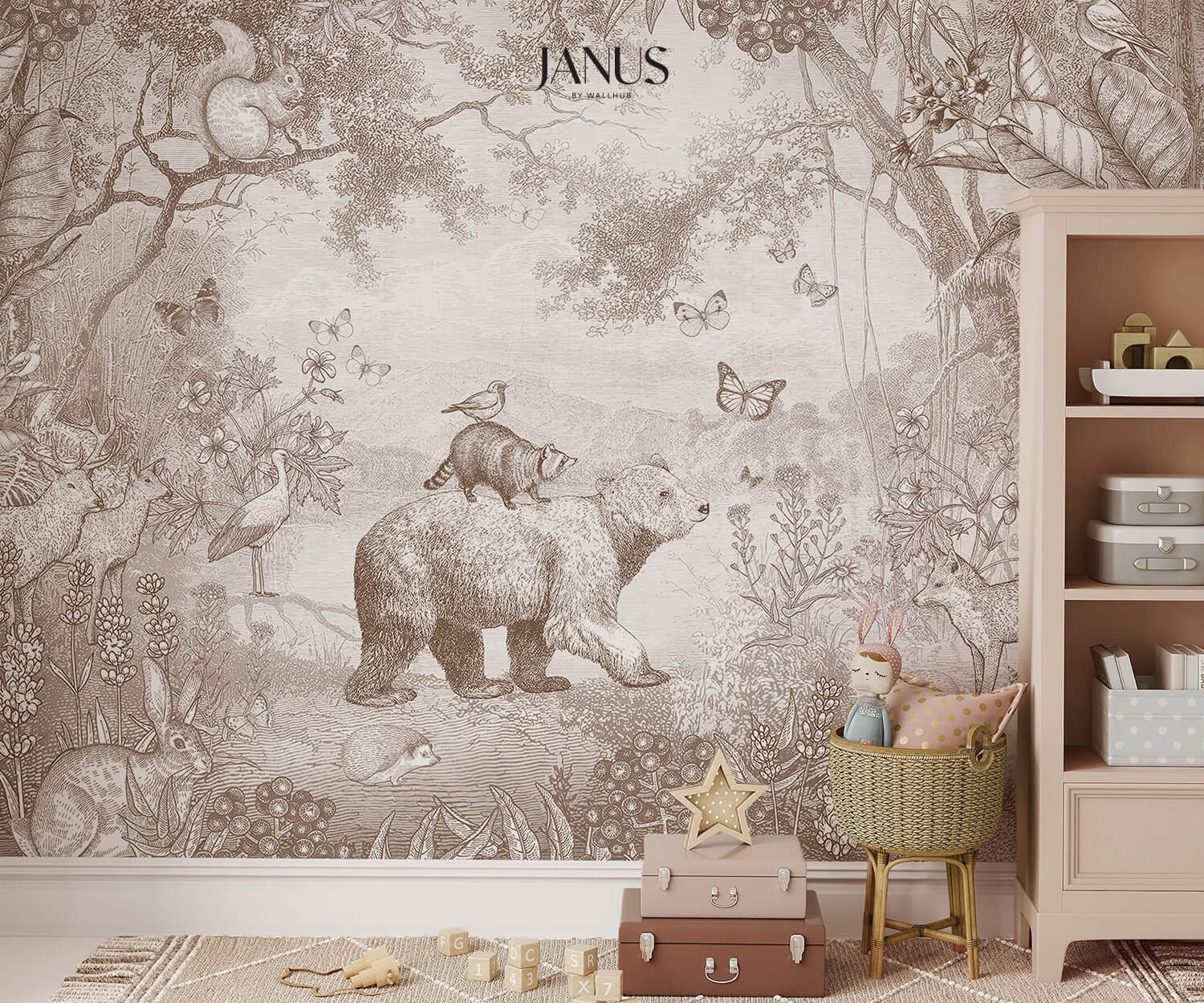 Wallhub-Janus-Mural-Wallpaper-Bear--Friends-DC
