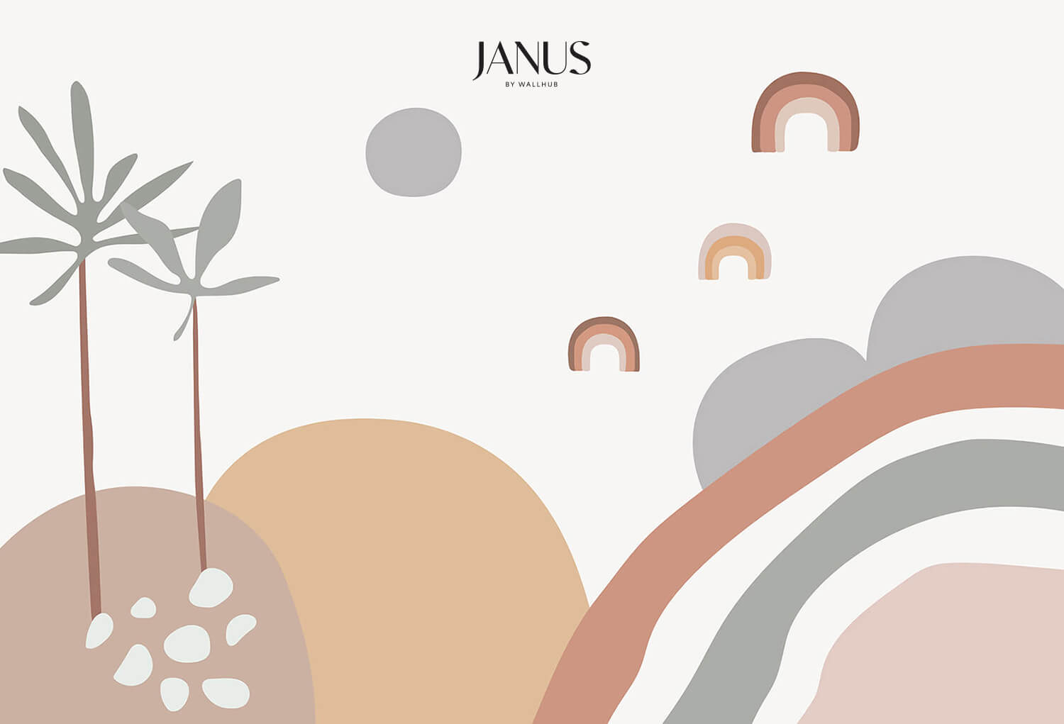 Wallhub-Janus-Mural-Wallpaper-Boho-Rainbow