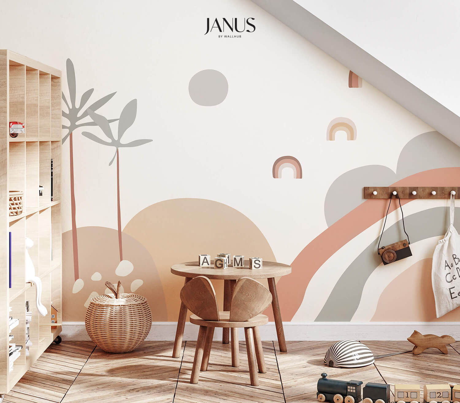 Wallhub-Janus-Mural-Wallpaper-Boho-Rainbow-DC