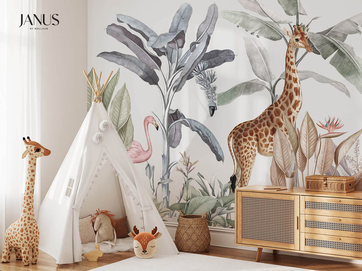 Wallhub-Janus-Mural-Wallpaper-Enchanted-Safari-DC