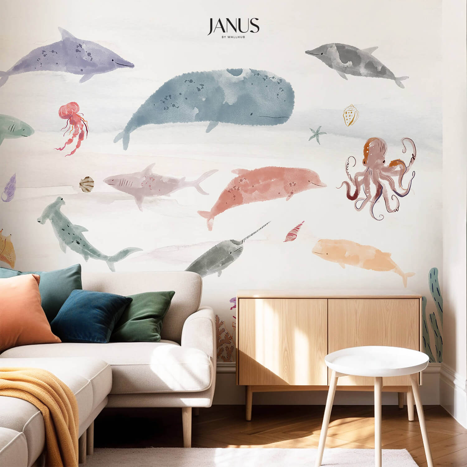 Wallhub-Janus-Mural-Wallpaper-Sea-Creatures-DC