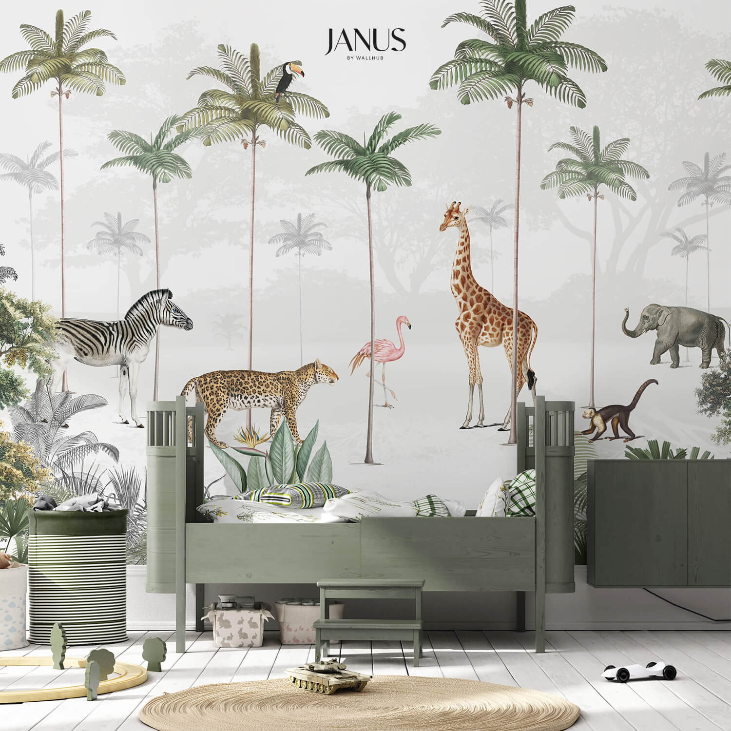 Wallhub-Janus-Mural-Wallpaper-Tropical-Tales-DC
