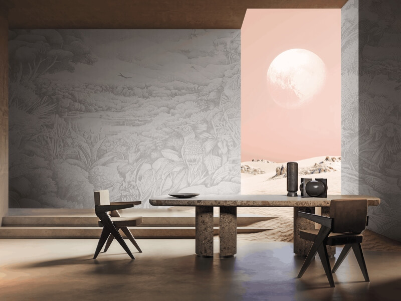 Creative Ways to Mix Wallpapers and Paint Without Clashing